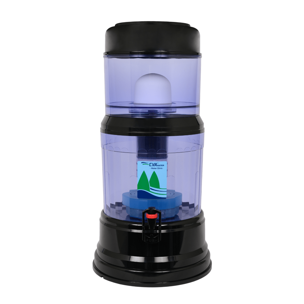 EVA UNITED LTD fontaine à eau eva Fontaine a eau filtrante EVA bep, 12 litres - couleur noire - avec système magnétique