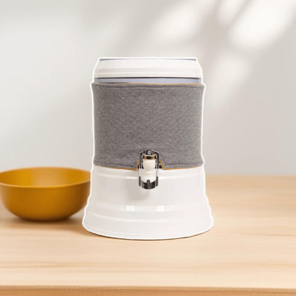 EVA UNITED LTD housses cuve plastique inférieure 12 litres Housse bac inférieur - Fontaine Eva 12 litres - coloris Gris clair - Gris foncé