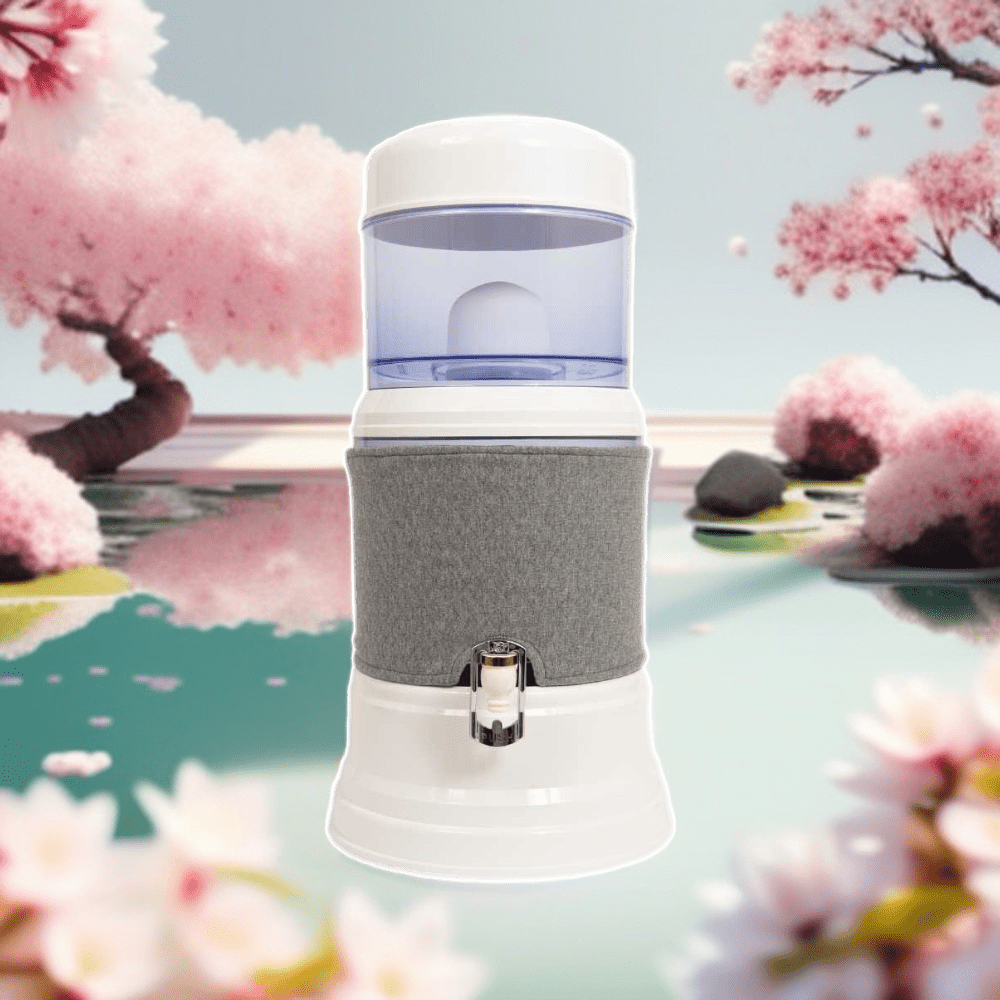 EVA UNITED LTD housses cuve verre inférieure 7 litres Housse bac inférieur - Fontaine Eva 7 litres cuve verre - coloris Gris clair - jaune