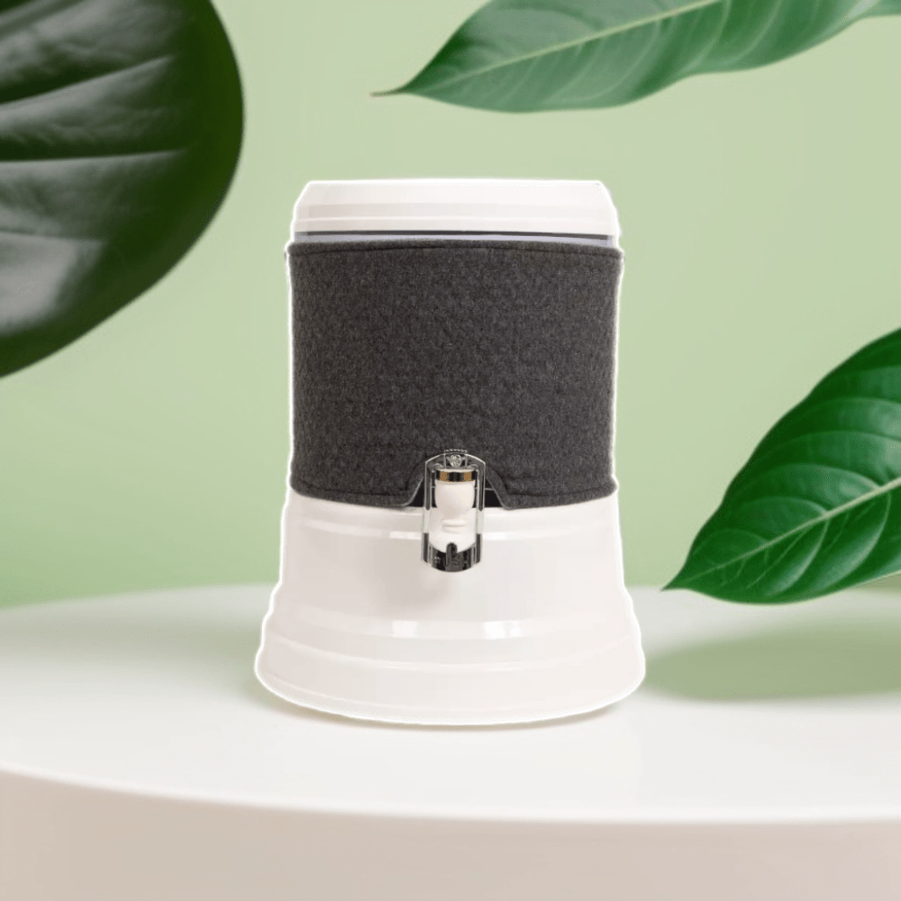 EVA UNITED LTD housses cuve verre inférieure 7 litres Housse bac inférieur - Fontaine Eva 7 litres cuve verre - coloris Gris foncé - Gris clair